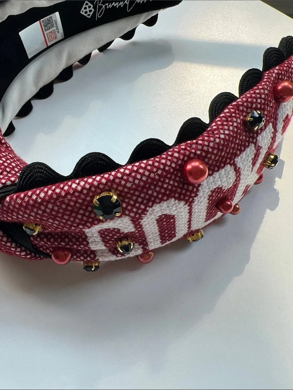 BRIANNA CANNON • COCKS • GAMECOCKS USC Crossstitch Beaded Statement Headband